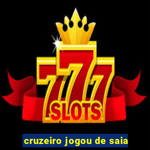 cruzeiro jogou de saia